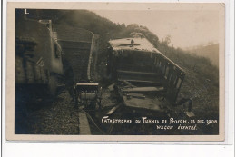 CORREZE - Catastrophe Du Tunnel De Pouch 15 Déc. 1908 - Wagon éventré - Très Bon état - Other & Unclassified