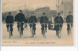 MARSEILLE - Une Brigade D'agents Cycliste - POLICE - Très Bon état - Non Classés