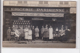 BOURGES : Carte Photo De L'épicerie Parisienne ROZAN - Tres Bon Etat - Bourges