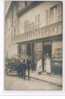 GARGES CARTE PHOTO - CHOCOLAT - EPICERIE - ATTELAGE - Très Bon état - Garges Les Gonesses