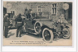 IVRY PORT : Société Française Des Roues Amovibles, M.Poincaré, Pdt De La République Dans Son Auto - Très Bon état - Ivry Sur Seine