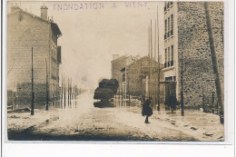 VITRY SUR SEINE - CARTE PHOTO - Inondations à Vitry 1910 - Très Bon état - Vitry Sur Seine