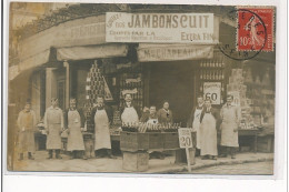 ASNIERES - CARTE PHOTO - Epicerie Maison Chapeau Frères - Très Bon état - Asnieres Sur Seine