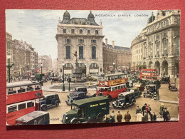 Cartolina - Piccadilly Circus - London - 1952 - Zonder Classificatie