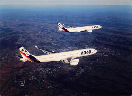 Airbus A330 And A340  +/- 180 X 130 Mm. - Photo Presse Originale - Aviation