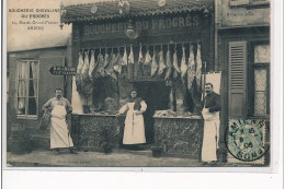 AMIENS - Boucherie Chevaline Du Progrès - 10, Rue Du Grand-Vidame - état (léger Pli) - Amiens