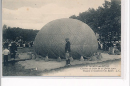 MORET SUR LOING - Concours De Pêche Du 21 Juillet 1912 - Pendant Le Gonflement Du Ballon - Très Bon état - Moret Sur Loing