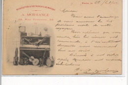 PARIS - A. Morhange Manufacture D'instruments De Musique - 38, Rue Vivienne - Très Bon état - Distretto: 02