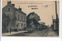 SAINT GERVAIS EN BELIN - La Gare - Très Bon état - Autres & Non Classés