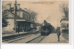 SAINT MATHURIN - La Gare - LOCOMOTIVE - Très Bon état - Altri & Non Classificati