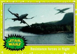 2015 Topps STAR WARS Journey To The Force Awakens "Jabba SLIME GREEN Starfield" Parallel #93 - Star Wars