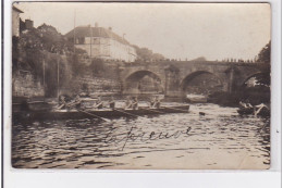 L'ILE ADAM : Carte Photo - Aviron (sport Nautique) - état (un Coin Plié) - L'Isle Adam