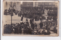 LEVALLOIS PERRET : Carte Photo Des Fêtes De La Mutualité En 1907 - Bon état (traces Au Dos) - Levallois Perret