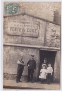 PARIS 9 ème : Carte Photo De La Parisienne Du Gaz (vente De Coke Au Détail) - 6 Rue Condorcet - Très Bon état - Paris (09)