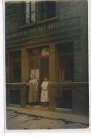 PARIS : Carte Photo De La Devanture De La Fédération Des Cantines Maternelles Du 17ème - Très Bon état - Paris (17)