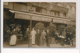 PARIS : Carte Photo Du Liquoriste Du Pont Marie Au 56 Quai Des Celestins - état - Distrito: 04