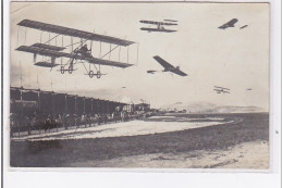 NICE AVIATION : Carte Photo (photo-montage) En 1910 - Bon état (un Coin Plié) - Transport Aérien - Aéroport