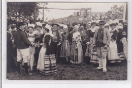 CONCARNEAU : Fête Des Filets Bleus - Carte Photo Vers 1910 (photo Charles)-très Bon état - Concarneau