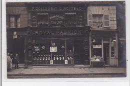 CALAIS : Carte Photo Du Magasin """"Royal Fashion"""" Collombat Et Royer (mode - Tailleur) - Très Bon état - Calais