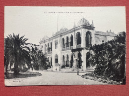 Cartolina Coloniale - Alger - Palais D'Eté Du Gouverneur - 1900 Ca. - Other & Unclassified