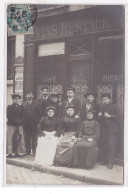 PARIS : Carte Photo Du Café PELAT Au 55 Rue Des Dames - Très Bon état - District 17