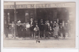 PARIS : Carte Photo D'un Café Au 9 Avenue De Clichy - Très Bon état - Distrito: 17