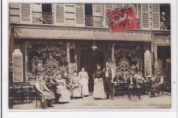 PARIS : Carte Photo D'un Café Au 143 Avenue De Villiers - Très Bon état - Distrito: 17