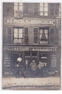 PARIS : Carte Photo Du Marchand De Vins Le Picolo De Bourgogne Au 184 Avenue De Versailles - Bon état - Distretto: 16
