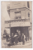 PARIS : Carte Photo Du Restaurant Au 3 Rond Point De Longchamps - Très Bon état - Paris (16)