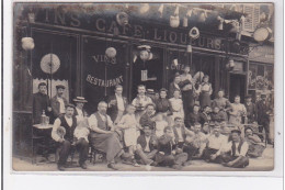 PARIS : Carte Photo Du Café JALBERT Au 74 Bld De Grenelle - Très Bon état - District 15