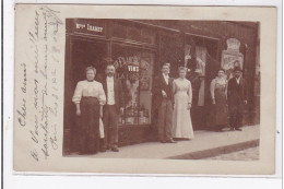 PARIS : Carte Photo Du Café Et Marchand De Vins ISABEY Au 9 Rue Bellefond - Très Bon état - District 09