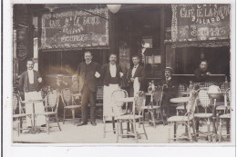 PARIS : Carte Photo Du Café De La Source (35 Boulevard Saint Michel) - Très Bon état - District 05