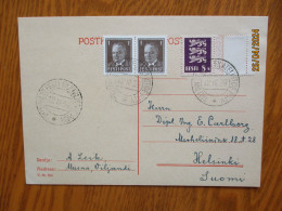 1939 TEMPORARY POST OFFICE TALLINN VI EESTI FILATELISTIDE PÄEV ON POSTCARD V.Nr. 501 , 1-1 - Estland