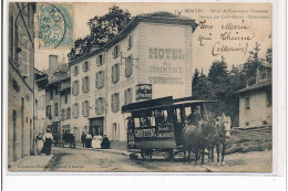 BEAUJEU - Hôtel Du Commerce Vermorel -  Service Par Cars-Ripert - Excursions - Très Bon état - Beaujeu