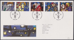 GB Great Britain 1992 FDC Christmas, Christianity, Christian, Religion, Festival, Pictorial Postmark, First Day Cover - Lettres & Documents