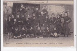 AGON COUTAINVILLE : Carte Photo De La Kermesse De La Plage - Orchestre De Tziganes- Très Bon état - Autres & Non Classés