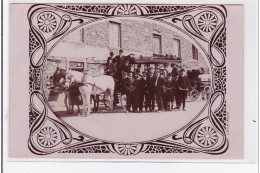 SAINT JEAN DE BOURNAY : Carte Photo D'un Attelage (omnibus) - Très Bon état - Saint-Jean-de-Bournay