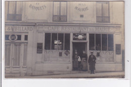 FONTENAY AUX ROSES : Carte Photo Du Café Restaurant De La Mairie (animée) - Très Bon état - Fontenay Aux Roses