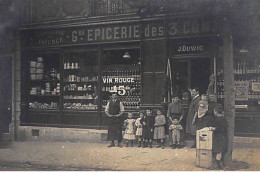 A LOCALISER  : Carte Photo PARIS? Clouterie Et Faïence, Grande épicerie, J.DUWIG - Très Bon état - Photos