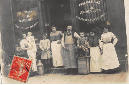 A LOCALISER  : Carte Photo PARIS? Lait Riche, Fromages Fins Et Légumes Cuits - Très Bon état - Photos