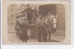 FONTENAY AUX ROSES / CHATILLON  : Carte Photo D'un Attelage De Livraison De La Maison PRAT (bois Et Charbons) - Fontenay Aux Roses