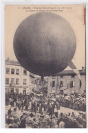 TARARE : Le Ballon Sur La Place Victor Hugo (fête Des Mousselines En 1911) - Très Bon état - Tarare