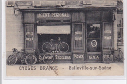 BELLEVILLE SUR SAONE : Magasin De Cycles BRANGE - état - Belleville Sur Saone