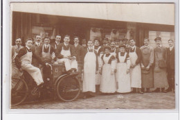 PARIS 9ème : Carte Photo Du Magasin Et Du Triporteur De La Maison COUTE (rue De Maubeuge) - Très Bon état - Distretto: 09