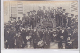 BEAUVAIS : Carte Photo De La Fanfare (harmonie Municipale) - Très Bon état - Beauvais