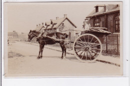 COLEMBERT : Carte Photo D'un Attelage En Pleine Rue Vers 1910 - Très Bon état - Autres & Non Classés