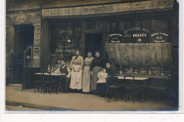 PARIS 10: Café-restaurant "au Rendez-vous Des Braves"marchand De Vins MONGEAL Situé 17 Boulevard De La Chapelle - Etat - Arrondissement: 10