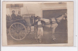 SAINT JEAN DE LUZ : Carte Photo D'un Attelage Vers 1910 - Très Bon état - Saint Jean De Luz