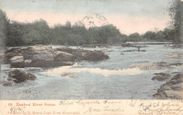 CPA / AFRIQUE DU SUD / ZAMBESIE RIVER SCENE - Zuid-Afrika