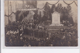 GEMEAUX : Carte Photo De L'inauguration Du Monument Aux Morts En 1921 - Très Bon état - Other & Unclassified